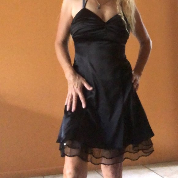 Zum Zum by Niki Livas Dress Juniors size 3 Cocktail dress Little black dress 3/4 - Picture 3 of 11